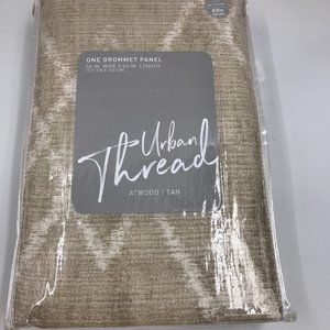 Urban Thread One Grommet Panel/Curtain Mustard  50